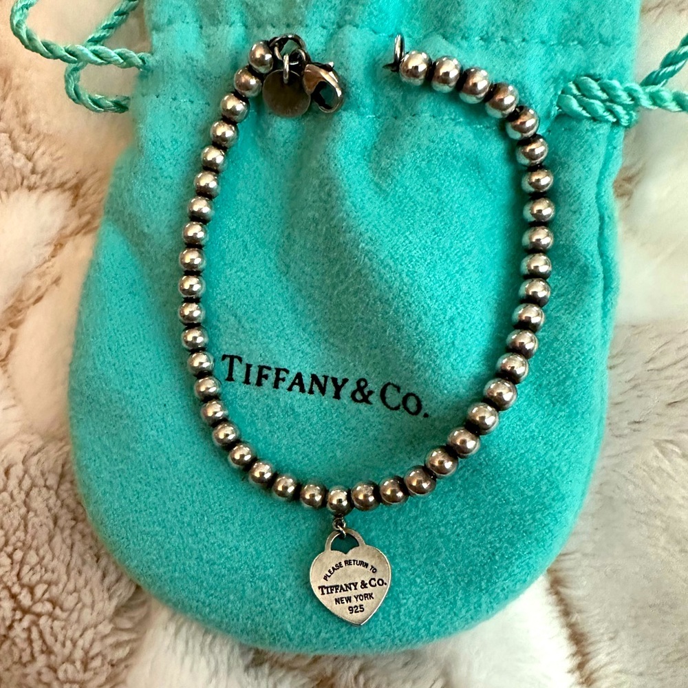 Return to Tiffany Tiffany Blue® Heart Tag Bead Bracelet
